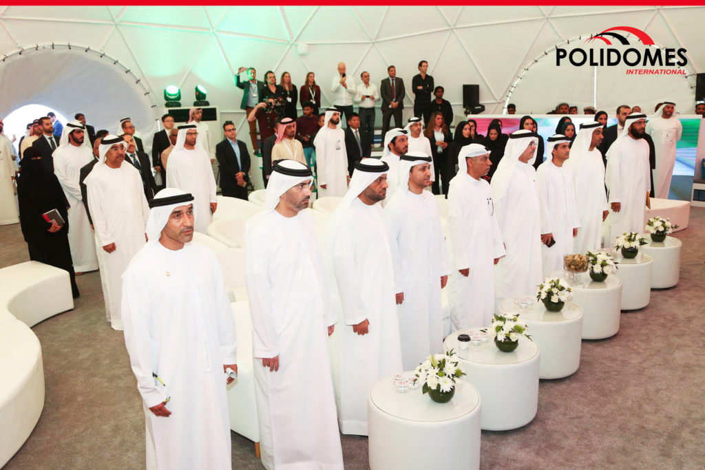 dome stage, large geodesic pods