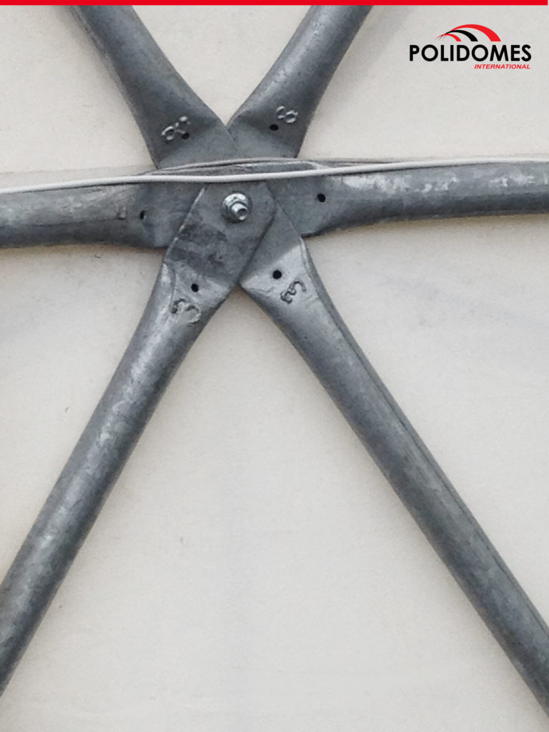Polidomes-dome-framework