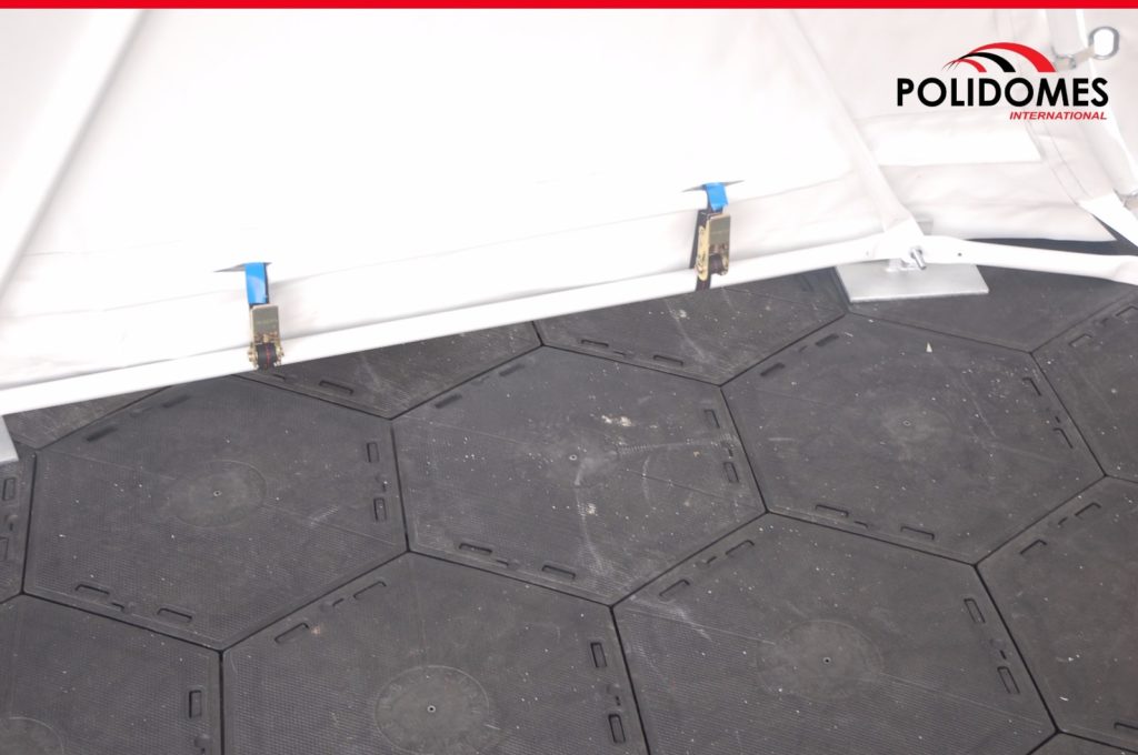 ratchet straps-membrane-polidomes